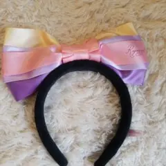 ディズニー リボン付きカチューシャ
