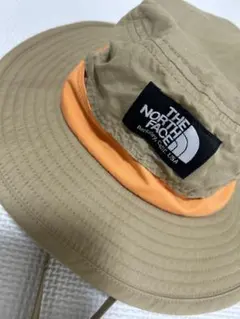 THE NORTH FACE バケットハット ベージュ/オレンジ　キッズ