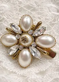 パールクリスタルヘアピン