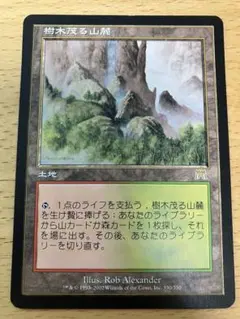 MTG 樹木茂る山麓 オンスロート 日本語 1枚