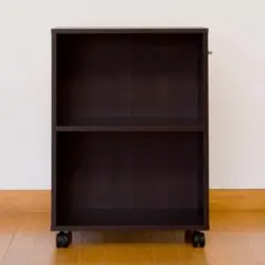 シンプルチェスト　ダークブラウン
