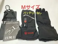 SAVIOR 加熱機能付きグローブ ブラック スキーツーリング
