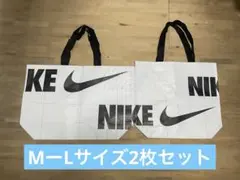 MLサイズ2枚セット　ナイキ NIKE エコバッグ ショッパー 韓国 人気