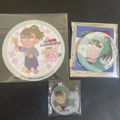 忍たま乱太郎　中在家長次　コースター　缶バッジ　アクリルステッカー　3点セット