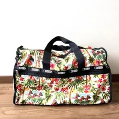 美品 ハワイ限定 LeSportsac ボストンバッグ ハワイアン フラ柄のサムネイル