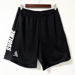 スボルメ ハーフパンツ ストレート M 黒 無地 スポーツ ジム ランニングのサムネイル