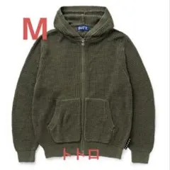 BoTT Knit Zip Hoodie OLIVE ボット フーディ L - メルカリ