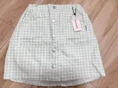 【新品タグ付き】ラブトキシック(Lovetoxic)前釦ギンガム台形スカパンのサムネイル