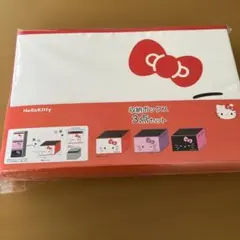 ハローキティ　収納ボックス　取っ手　折りたたみ　セット　小物ケース　３段ボックス