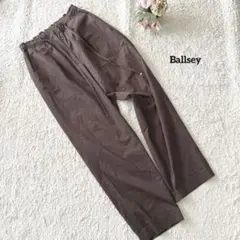 Ballsey ブラウン カジュアルパンツ 36 ゴムウエスト 楽ちん