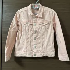 H&Mピンク デニムジャケット135センチ