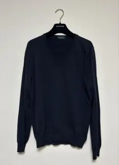 2000s PRADA archive vneck sweater navy - メルカリ