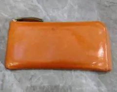 キソラ　L字型長財布　オレンジ