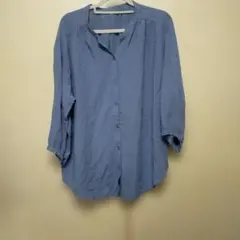 CLOSSHIクロッシー　ブラウスシャツ　七分袖　LL