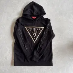 GUESS U.S.A. パーカー　黒　ロサンゼルスのサムネイル