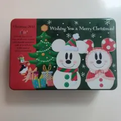 東京ディズニーリゾート クリスマス空き缶 2011