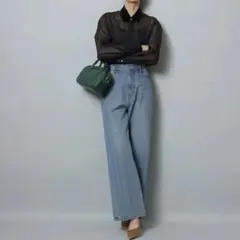 ♡Arpege story♡ワイドデニムパンツ