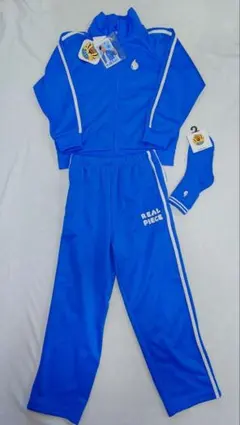 リアルピース ジャージ上下 かちょー 130 しまむら 新品未使用 おまけ靴下付