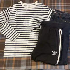 140〜150普段着セットadidasスウェットこどもビームスグリーンレーベル