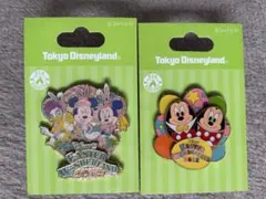 東京ディズニーランド　ピンバッジ　イースターワンダーランド2012 2点