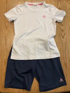 ルコック ネイビー ハーフパンツ 白Tシャツ セット