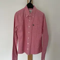 Abercrombie & Fitch レッドチェック長袖シャツ S