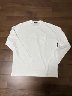 COMME CA ISM ホワイト 長袖Tシャツ Lサイズ