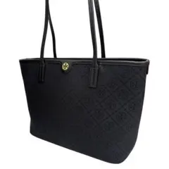 Tory Burch トートバッグ ブラック　Tモノグラム