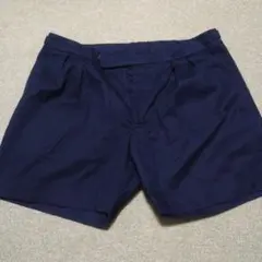美品 ROYAL NAVY イギリス軍ショーツ パンツ ネイビーのサムネイル