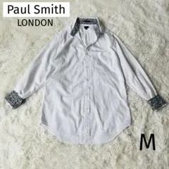 Paul Smith ポールスミス 長袖 ビジネス シャツ ワイシャツ 花柄 M