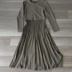 ニットワンピース 長袖