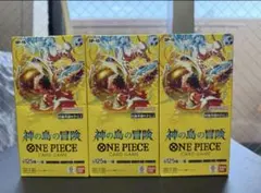 ワンピースカードゲーム 神の島の冒険 蒼海の七傑 計4BOX テープカット