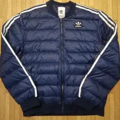 adidas ネイビー ダウンジャケット