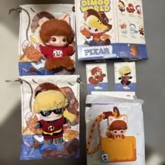 POPMART DIMOO PIXAR ぬいぐるみ　カードホルダー　3点セットのサムネイル
