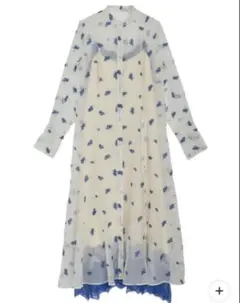 AMERI VINTAGE DOT FLOWER VEIL DRESS 新品