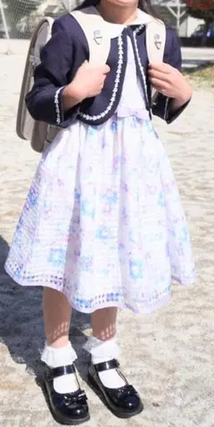 ラベンダー a.v.v 入学式 フォーマル 女の子 120