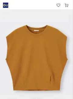 GU ウエストタックフレンチスリーブT L