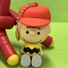 スヌーピー 立体ラバーマスコット チャーリーブラウン キーホルダー