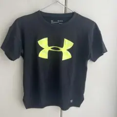 Under Armour 黒 Tシャツ 蛍光イエロー ロゴ