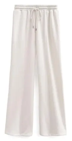 未使用に近い　グレイル　センターラインスウェットパンツワイドパンツ　アイボリー