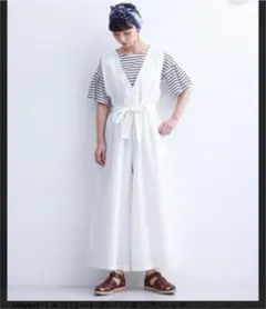 リネンカシュクールオールインワンのサムネイル