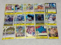 【傷・汚れ無】ワンピースカードゲーム 神速の拳 黄22枚セット
