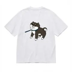新品 柴犬イラスト Tシャツ ホワイト男女兼用Tシャツ（S～XXXL対応）