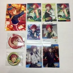 あんスタ 逆先夏目 ぱしゃっつ エモカ 缶バッジ カード 五奇人ブロマイド