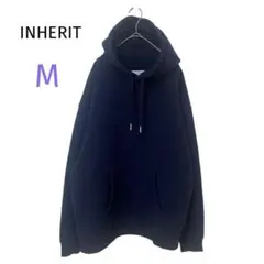 INHERIT インヘリット　メンズ　パーカー 紺　ネイビー　裏起毛　Mのサムネイル