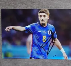 サッカー日本代表 中村敬斗 直筆サイン ワールドカップ - メルカリ