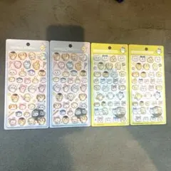 ちいかわ　ボンボンドロップシール　みんなニコニコ　みんなポーズ　4枚セット