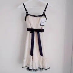 値下げ【新品未使用タグ付き】L'EST ROSE ドレスワンピース 総レース 白