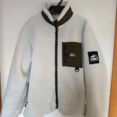 CAMP7 フリースジャケット ホワイト