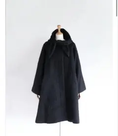 【新品未使用タグ付】Girlish ガーリッシュ  リバーウールコート ブラック girlish ガーリッシュ リバーウールコート ブラック 2025年最新
